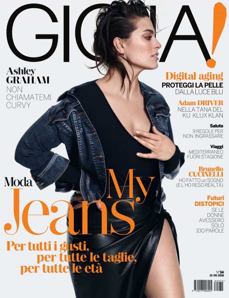 Ashley Graham featured on the Gioia cover from September 2018