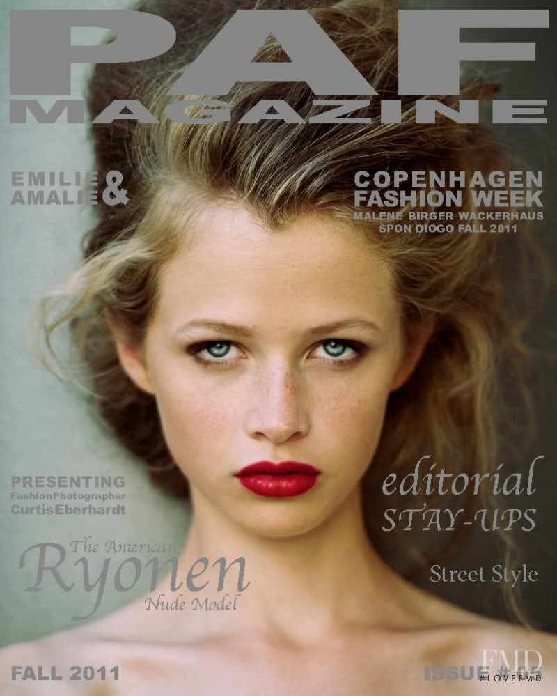 Anna Lund Sorensen featured on the PAF cover from September 2011