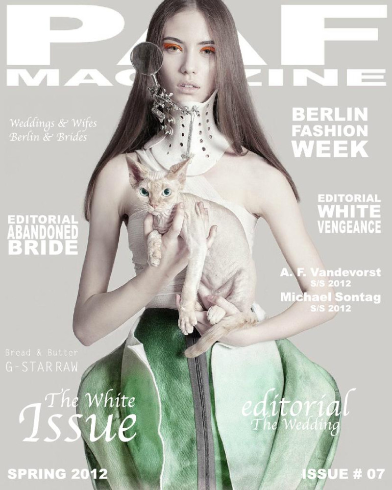 Cleo Cwiek featured on the PAF cover from February 2012