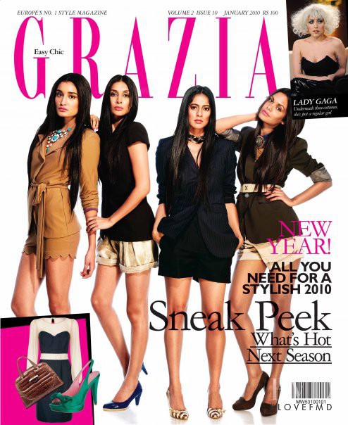 Preeti Desai, Arshia Ahuja featured on the Grazia India cover from January 2010