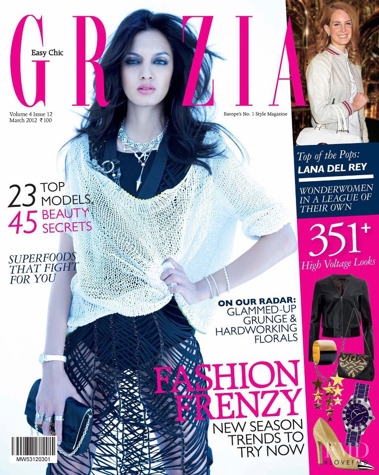 Jyothsna Chakravarthy featured on the Grazia India cover from March 2012