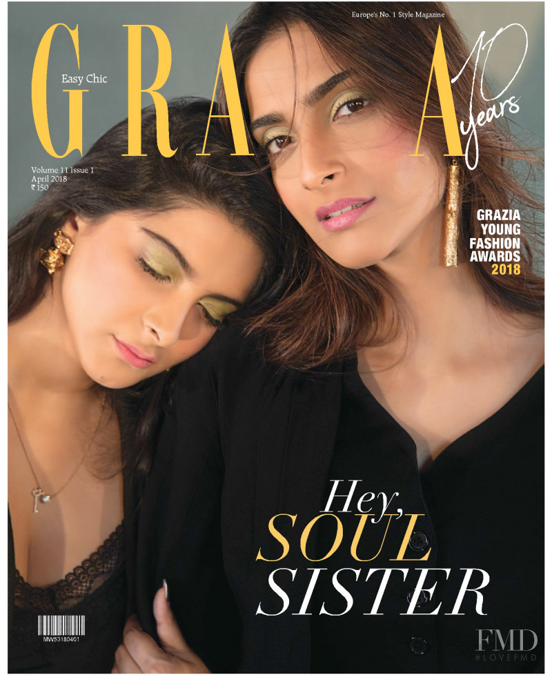  featured on the Grazia India cover from April 2018