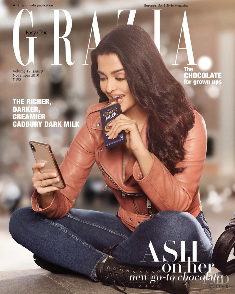 Aishwarya Rai featured on the Grazia India cover from November 2019