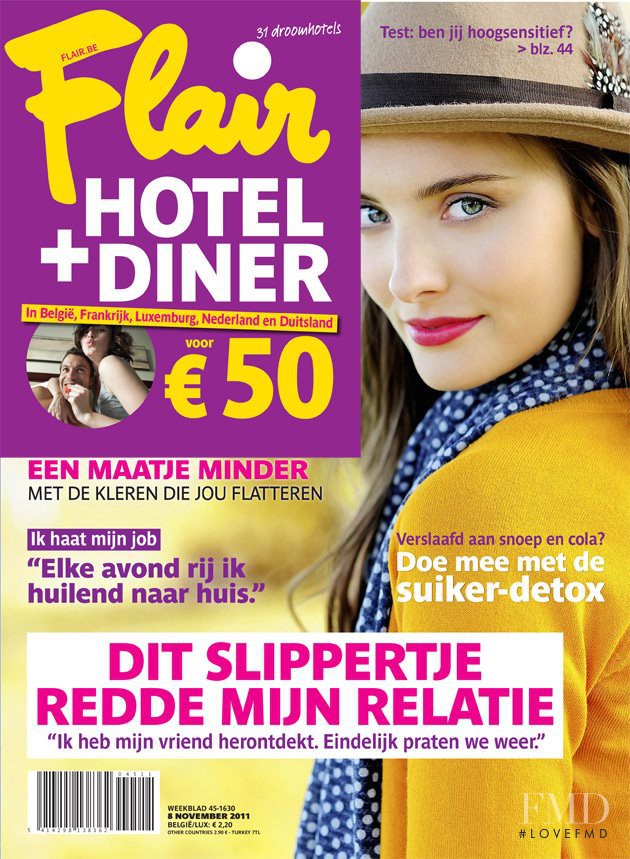  featured on the Flair Belgium cover from November 2011
