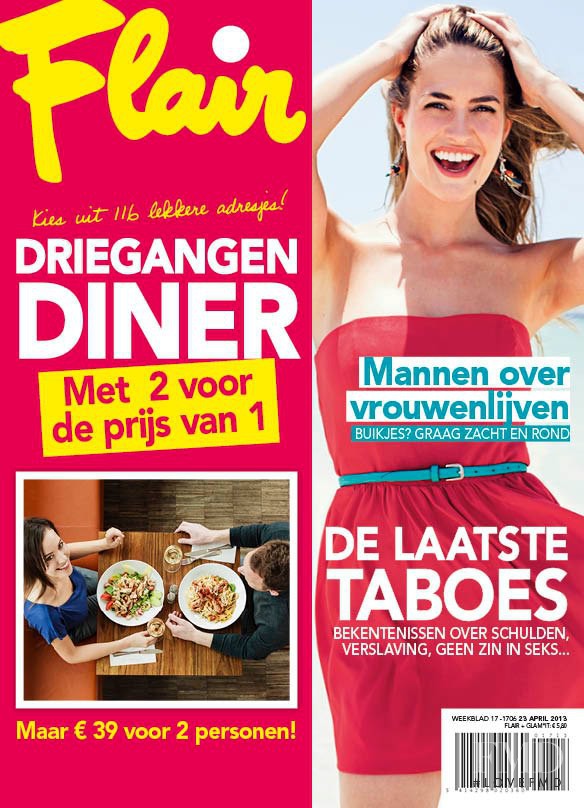  featured on the Flair Belgium cover from April 2013