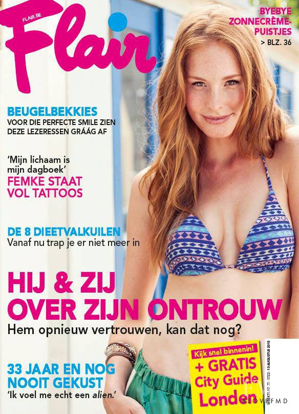  featured on the Flair Belgium cover from August 2013