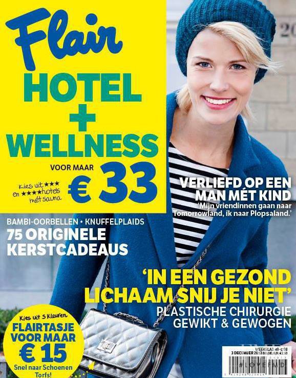  featured on the Flair Belgium cover from December 2013