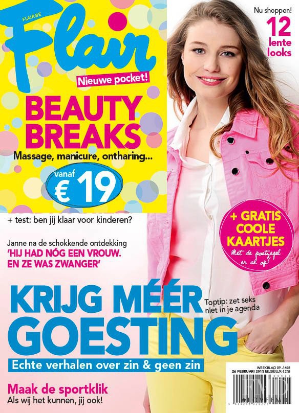 featured on the Flair Belgium cover from February 2013