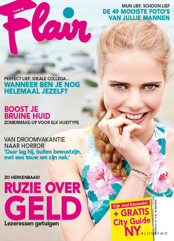  featured on the Flair Belgium cover from July 2013