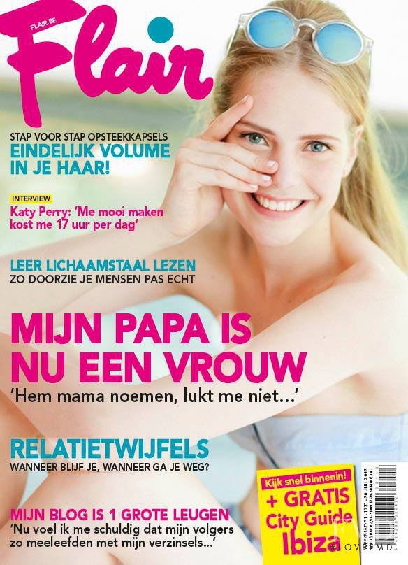  featured on the Flair Belgium cover from July 2013