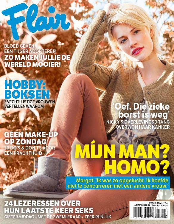  featured on the Flair Belgium cover from November 2013