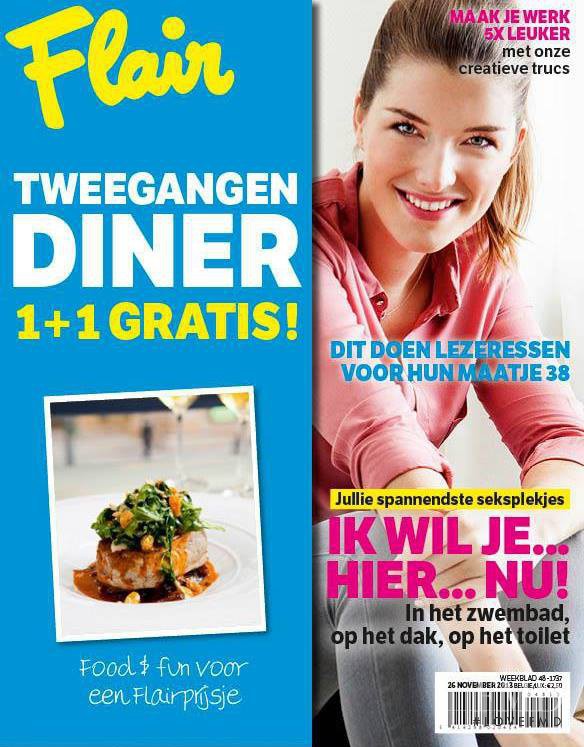  featured on the Flair Belgium cover from November 2013