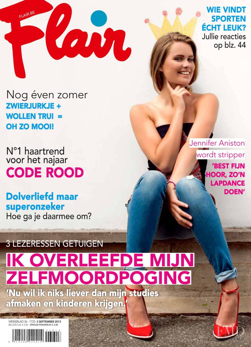  featured on the Flair Belgium cover from September 2013