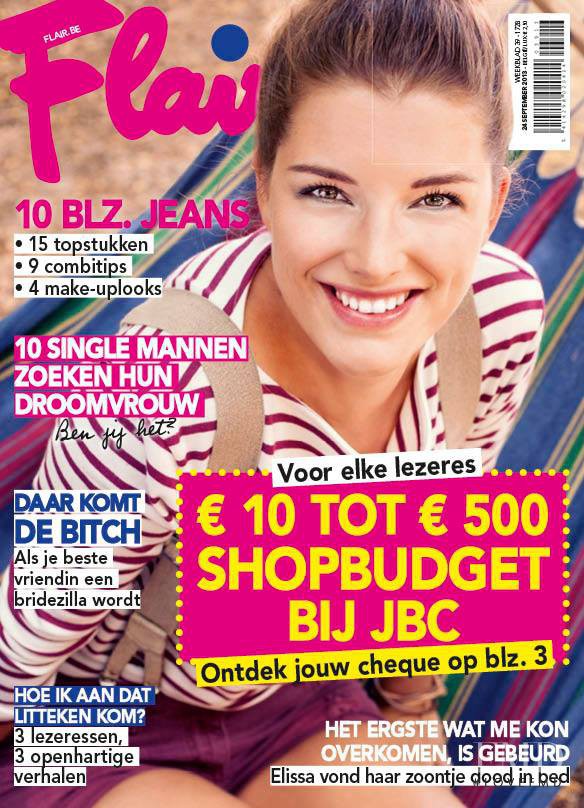  featured on the Flair Belgium cover from September 2013