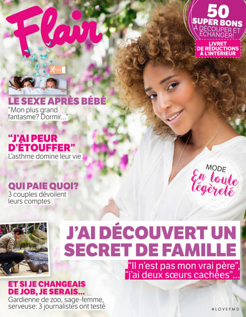 Ishioma Okenmor featured on the Flair Belgium cover from April 2017