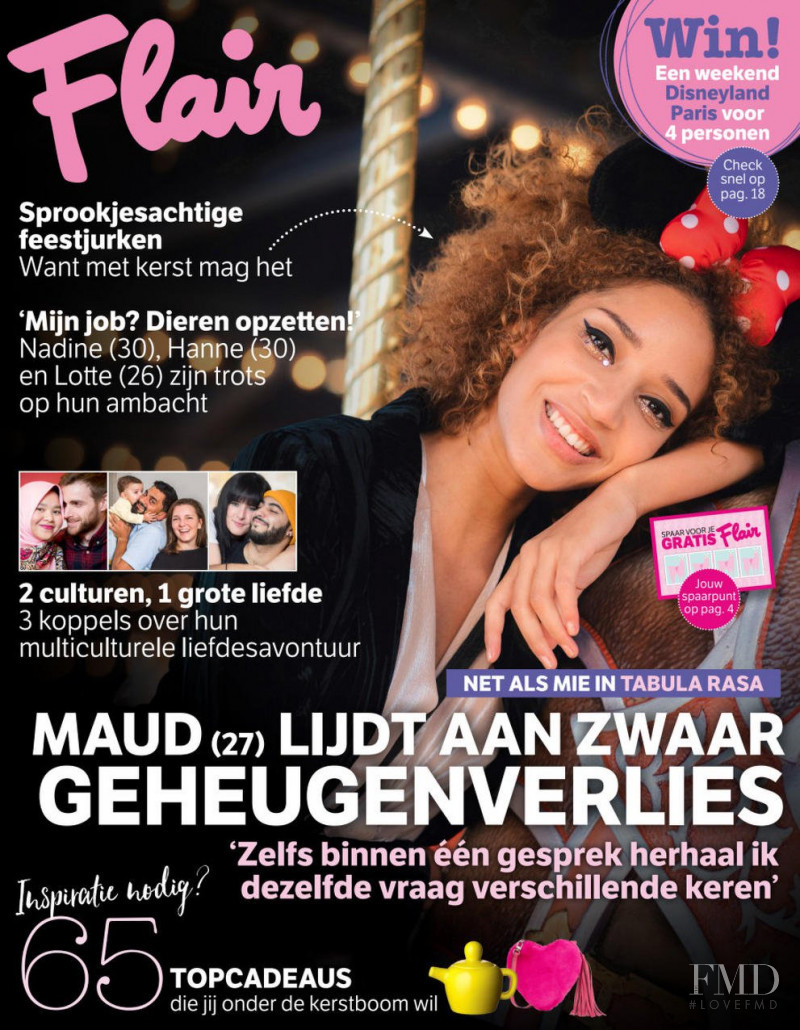 Ishioma Okenmor featured on the Flair Belgium cover from December 2017
