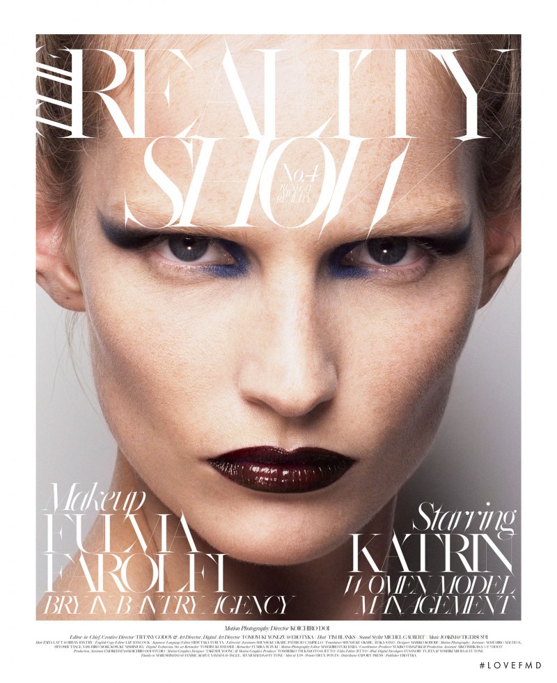 Katrin Thormann featured on the The Reality Show cover from November 2012