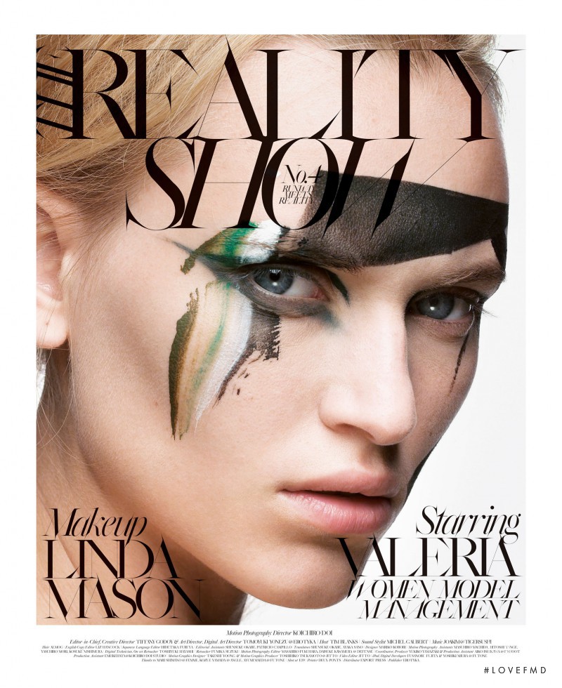 Valeria Dmitrienko featured on the The Reality Show cover from November 2012