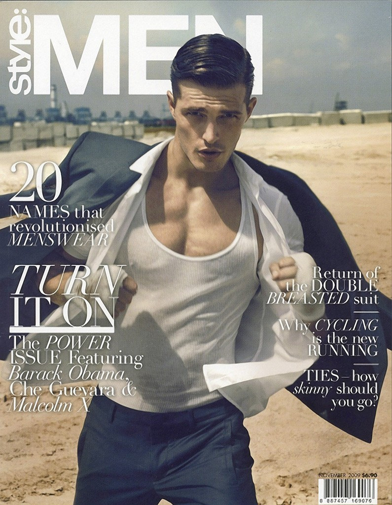 Diego Miguel featured on the Style: Men Singapore cover from November 2009