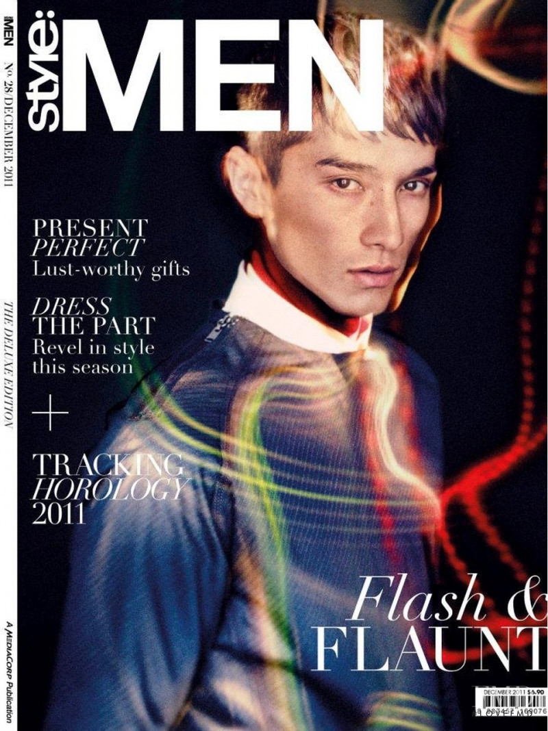 Daisuke Ueda featured on the Style: Men Singapore cover from December 2011