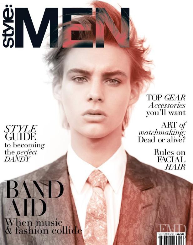Moritz Fuller featured on the Style: Men Singapore cover from October 2011