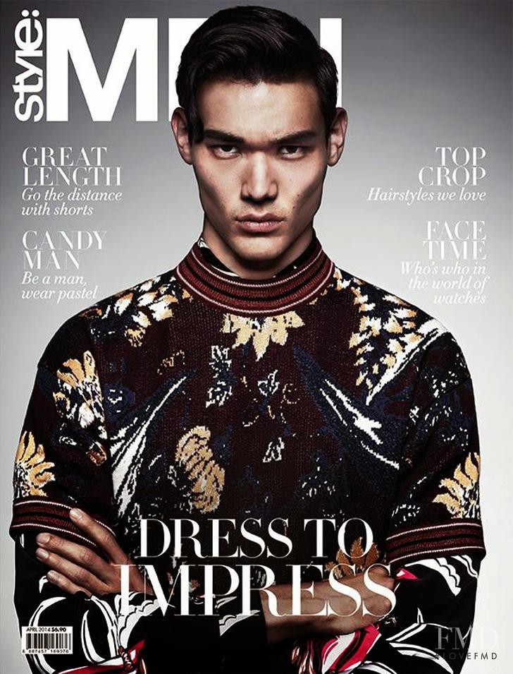 Scott Neslage featured on the Style: Men Singapore cover from April 2014