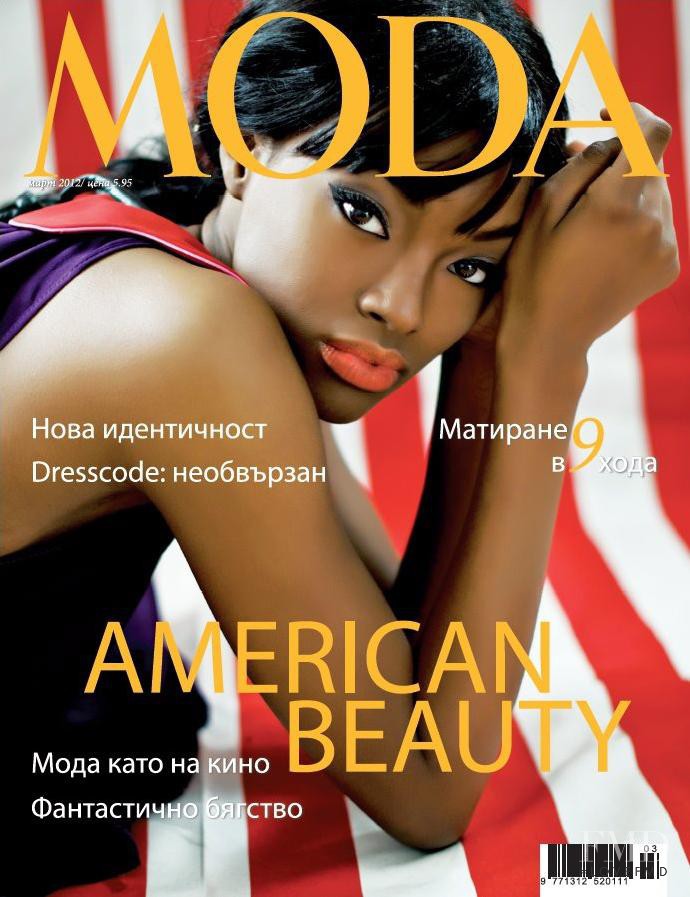 Jennifer Roberts featured on the MODA Bulgaria cover from March 2012