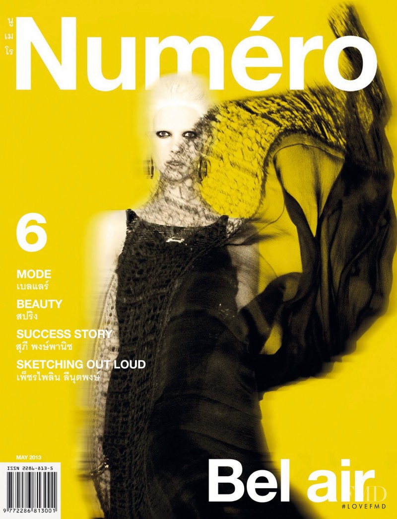Alyona Subbotina featured on the Numéro Thailand cover from May 2013