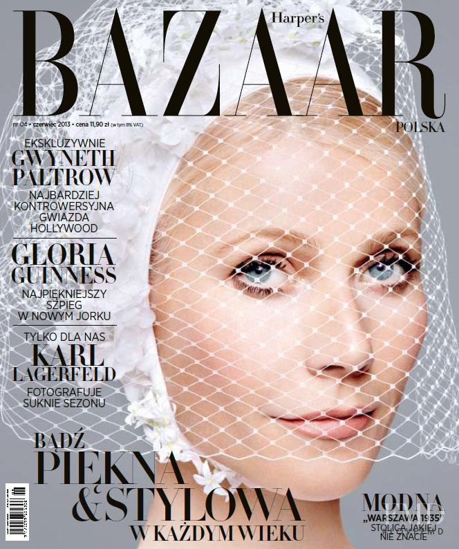 Gwyneth Paltrow featured on the Harper\'s Bazaar Poland cover from June 2013