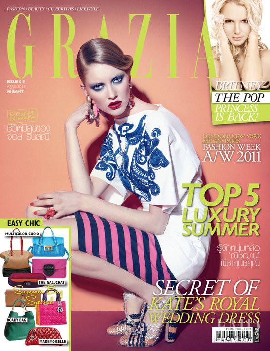  featured on the Grazia Thailand cover from April 2011