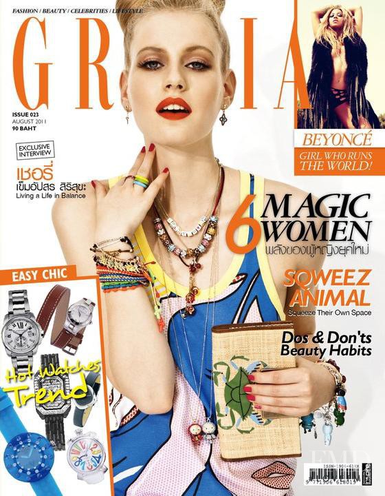  featured on the Grazia Thailand cover from August 2011