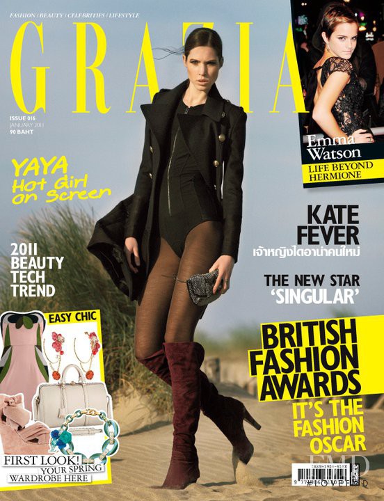 Jovita Miseviciute featured on the Grazia Thailand cover from January 2011