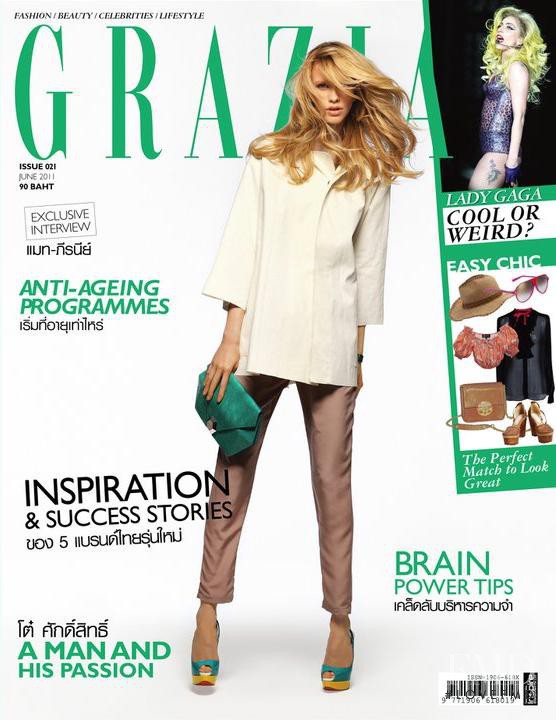  featured on the Grazia Thailand cover from June 2011