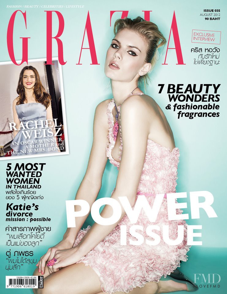  featured on the Grazia Thailand cover from August 2012