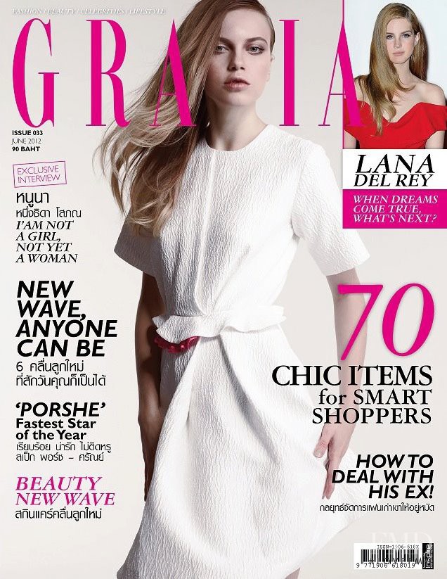 Viktoriya Sirotiuk featured on the Grazia Thailand cover from June 2012