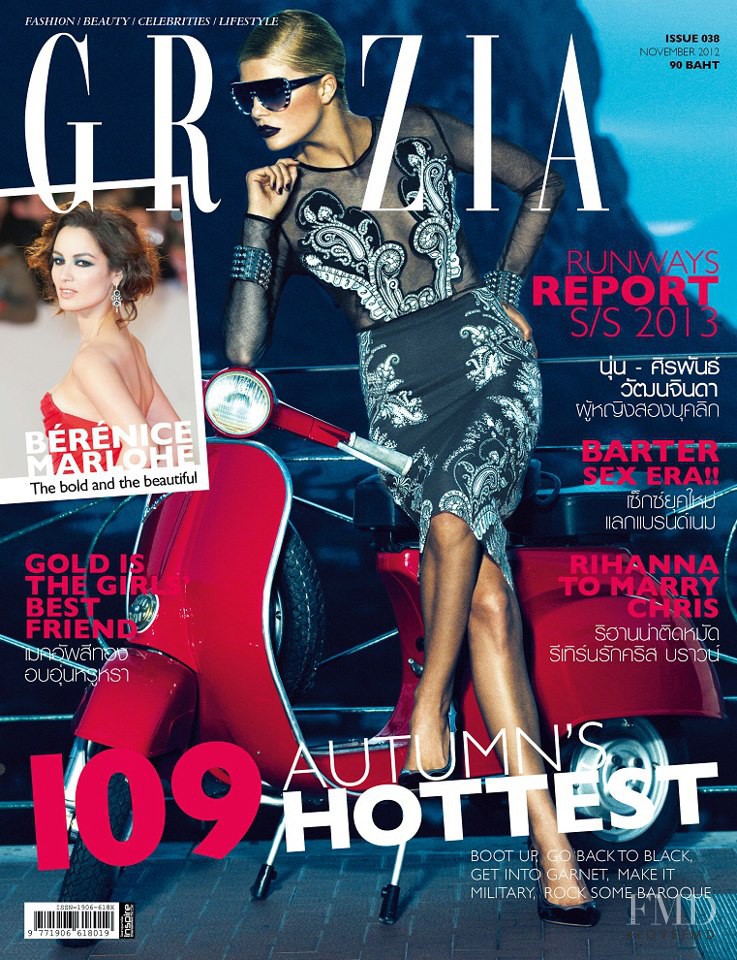  featured on the Grazia Thailand cover from November 2012