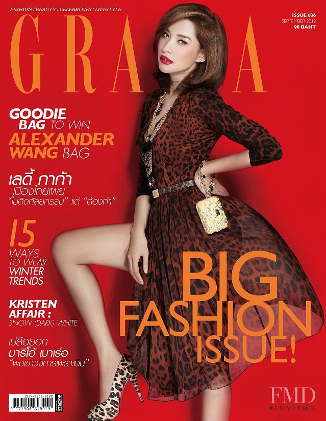  featured on the Grazia Thailand cover from September 2012