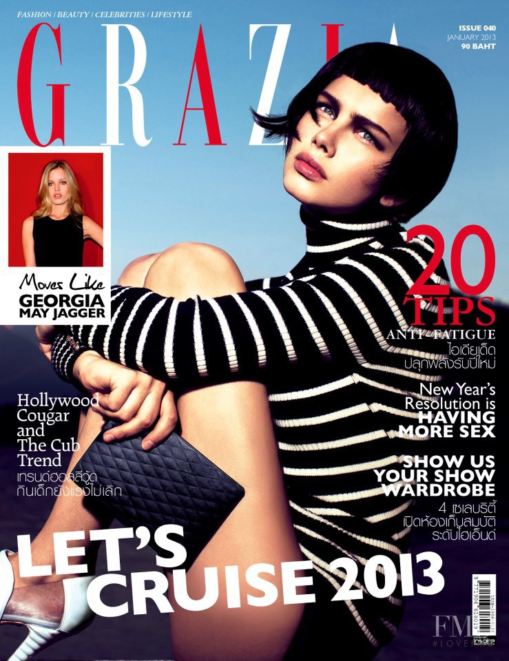  featured on the Grazia Thailand cover from January 2013
