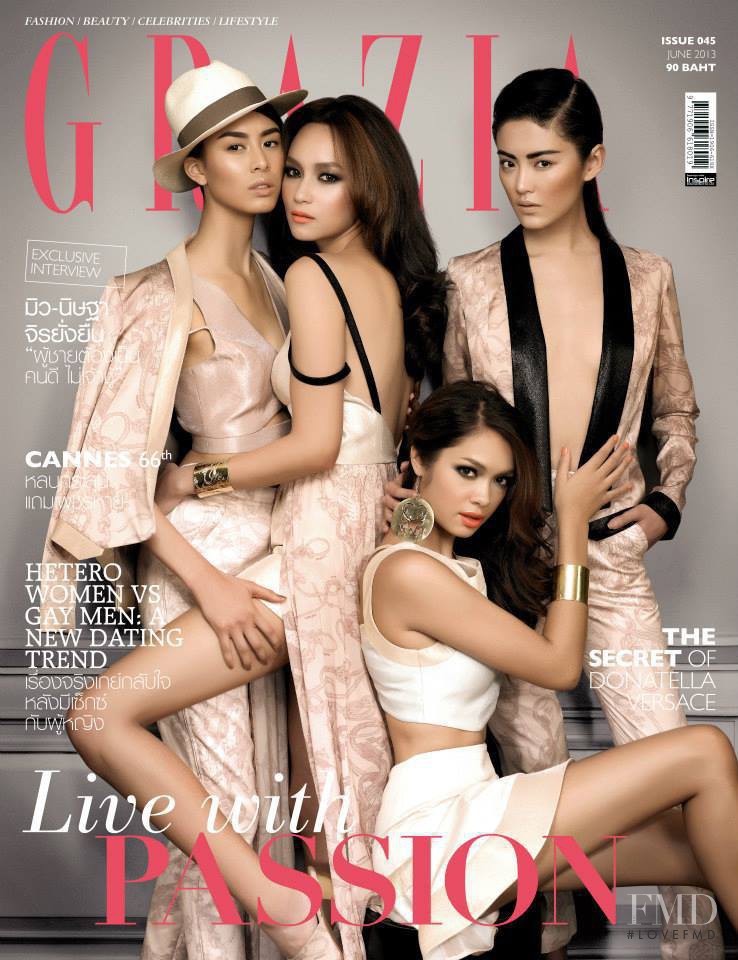  featured on the Grazia Thailand cover from June 2013
