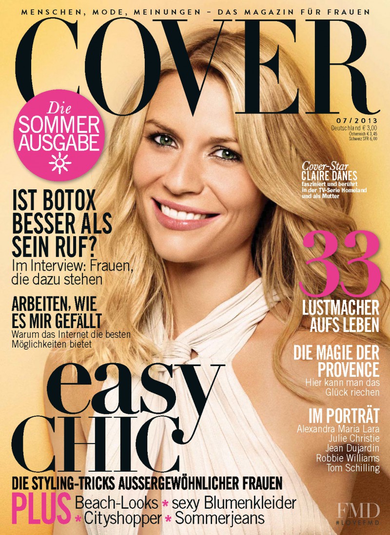 Claire Danes featured on the Cover Germany cover from July 2013