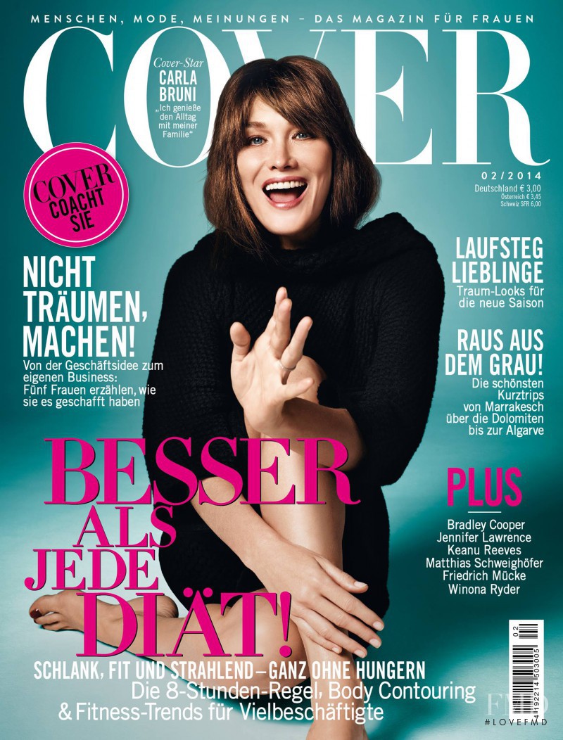 Carla Bruni featured on the Cover Germany cover from February 2014