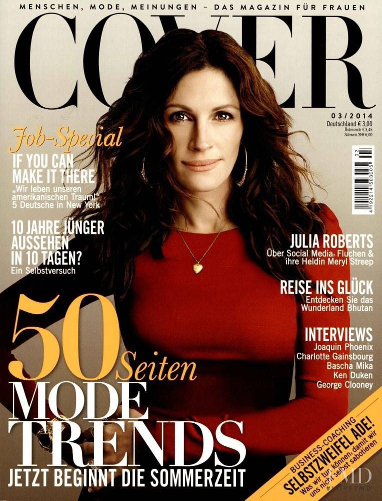 Julia Roberts featured on the Cover Germany cover from March 2014