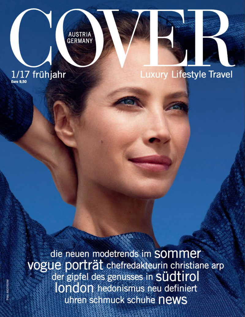 Christy Turlington featured on the Cover Germany cover from January 2017