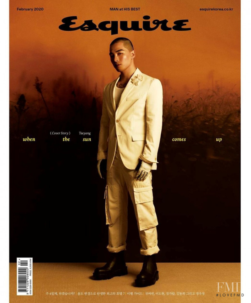  featured on the Esquire Korea cover from February 2020