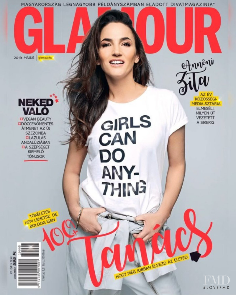  featured on the Glamour Hungary cover from May 2019