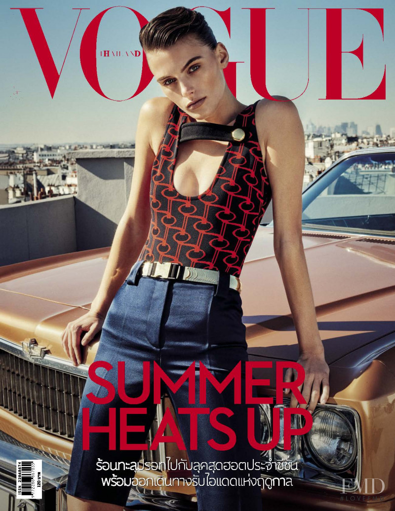 Madison Headrick featured on the Vogue Thailand cover from April 2019