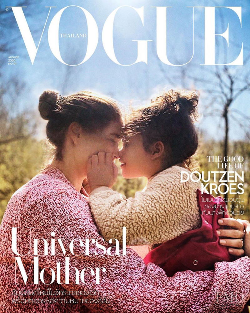 Doutzen Kroes featured on the Vogue Thailand cover from August 2020