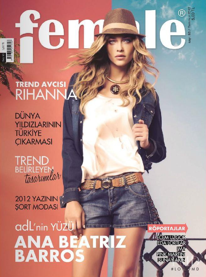 Ana Beatriz Barros featured on the female Turkey cover from July 2012