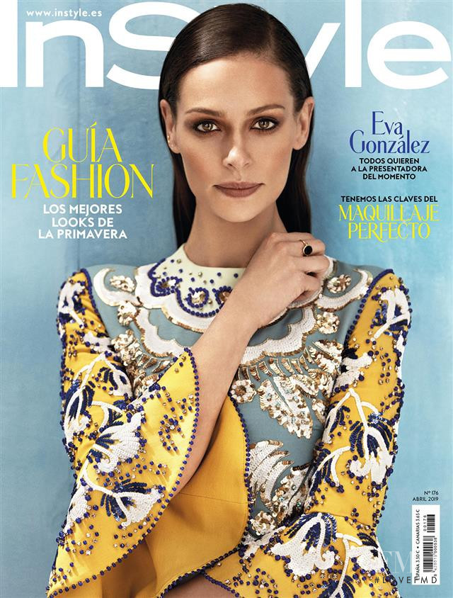 Eva Gonzalez featured on the InStyle Spain cover from April 2019