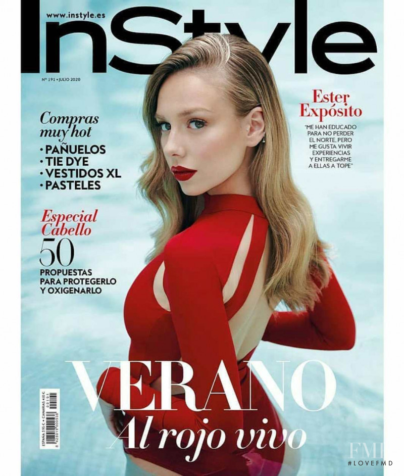 Ester Exposito featured on the InStyle Spain cover from July 2020